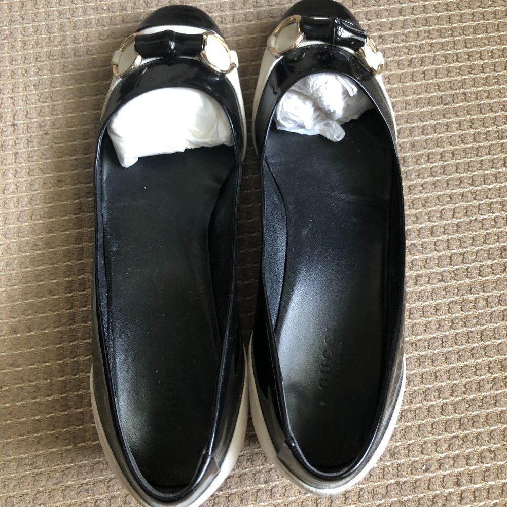 Gucci Women's Bamboo Bit Black Vernice Leather - Picture 6 of 12